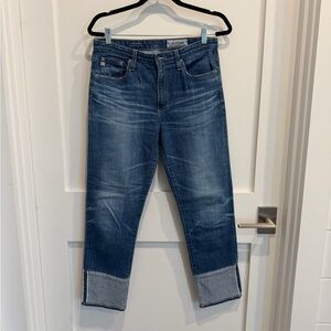 AG Adriano Goldschmied Blue Ankle Jeans